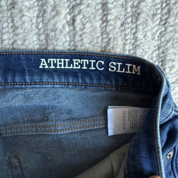 Madewell Athletic Slim Jeans Blue W33 L30 - Picture 2 of 4